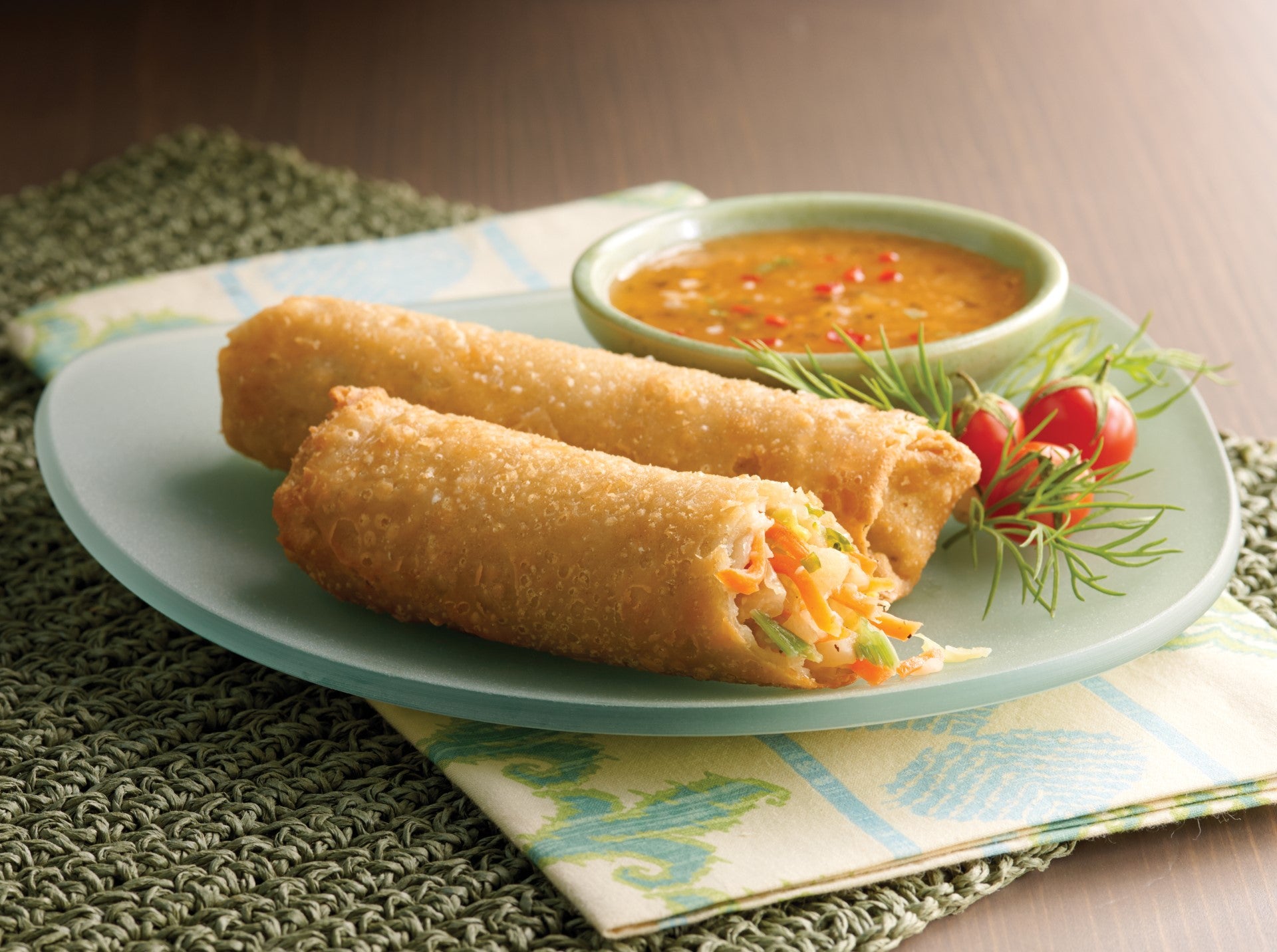 Golden Tiger Vegetable Egg Roll C&c Box 3 Ounce Size - 72 Per Case