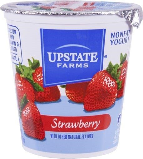Upstate Farms Sweet Strawberry Blended Yogurt 8 Ounce Size - 12 Per Case