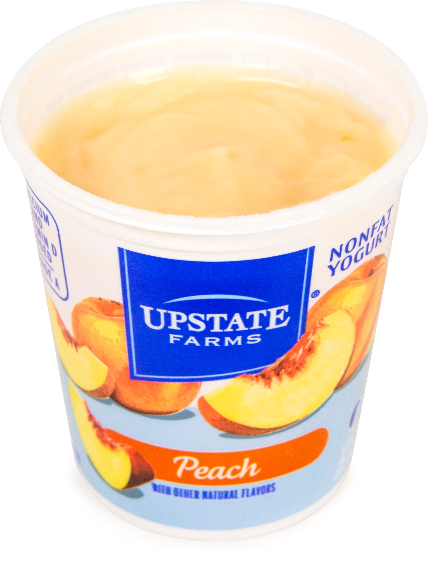 Upstate Farms Ry Peach Nonfat Blended Yogurt8 Ounce Size - 12 Per Case
