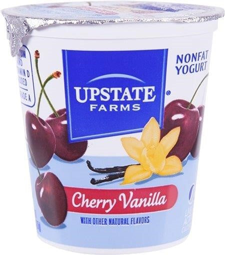 Upstate Farms Cherry Vanilla Blended Yogurt8 Ounce Size - 12 Per Case
