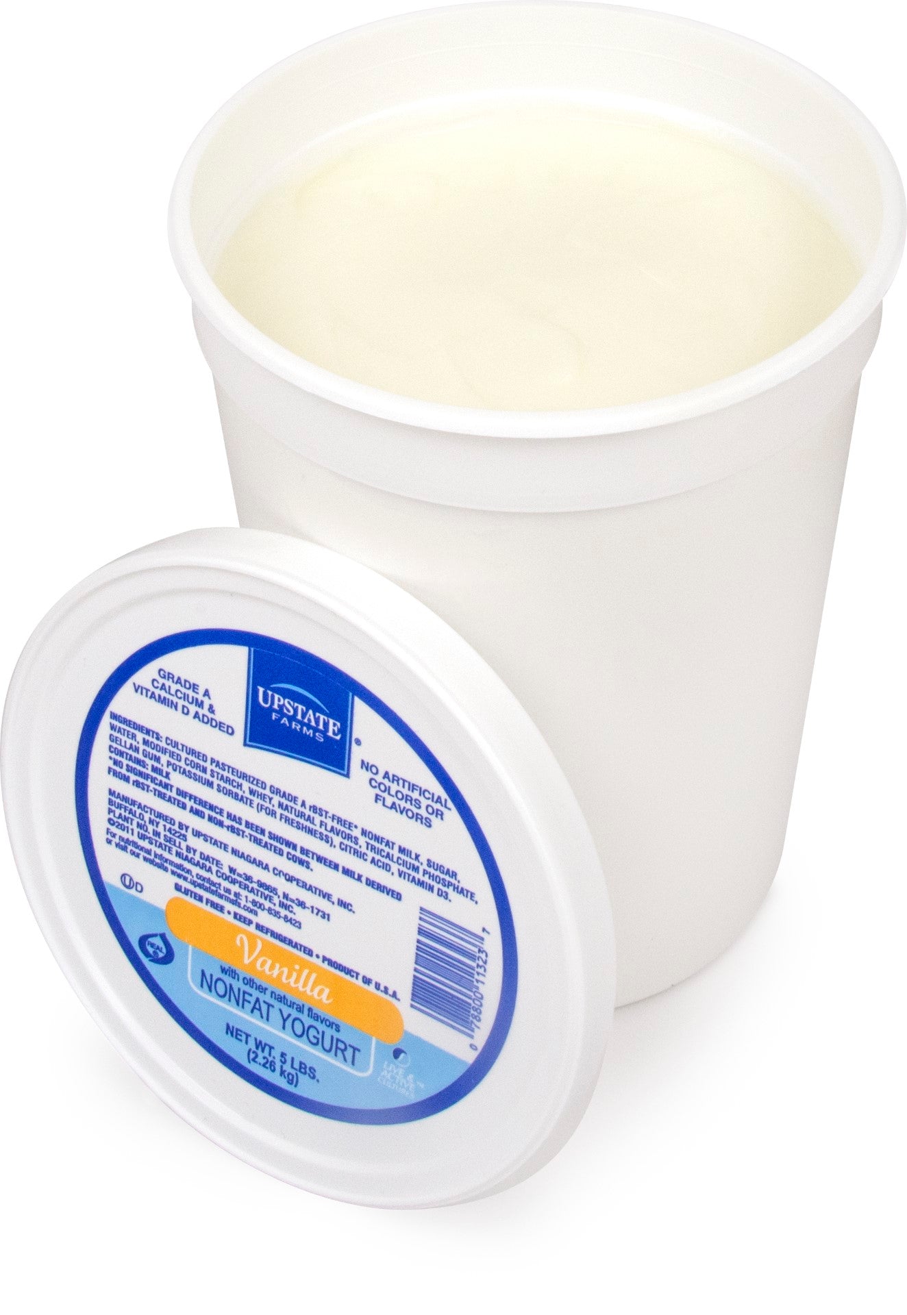 Upstate Farms Vanilla Nf Yogurt 5 Pound Each - 4 Per Case