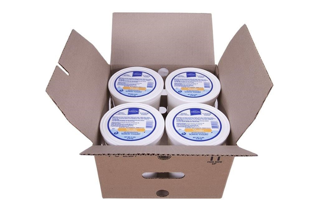 Upstate Farms Vanilla Nf Yogurt 5 Pound Each - 4 Per Case