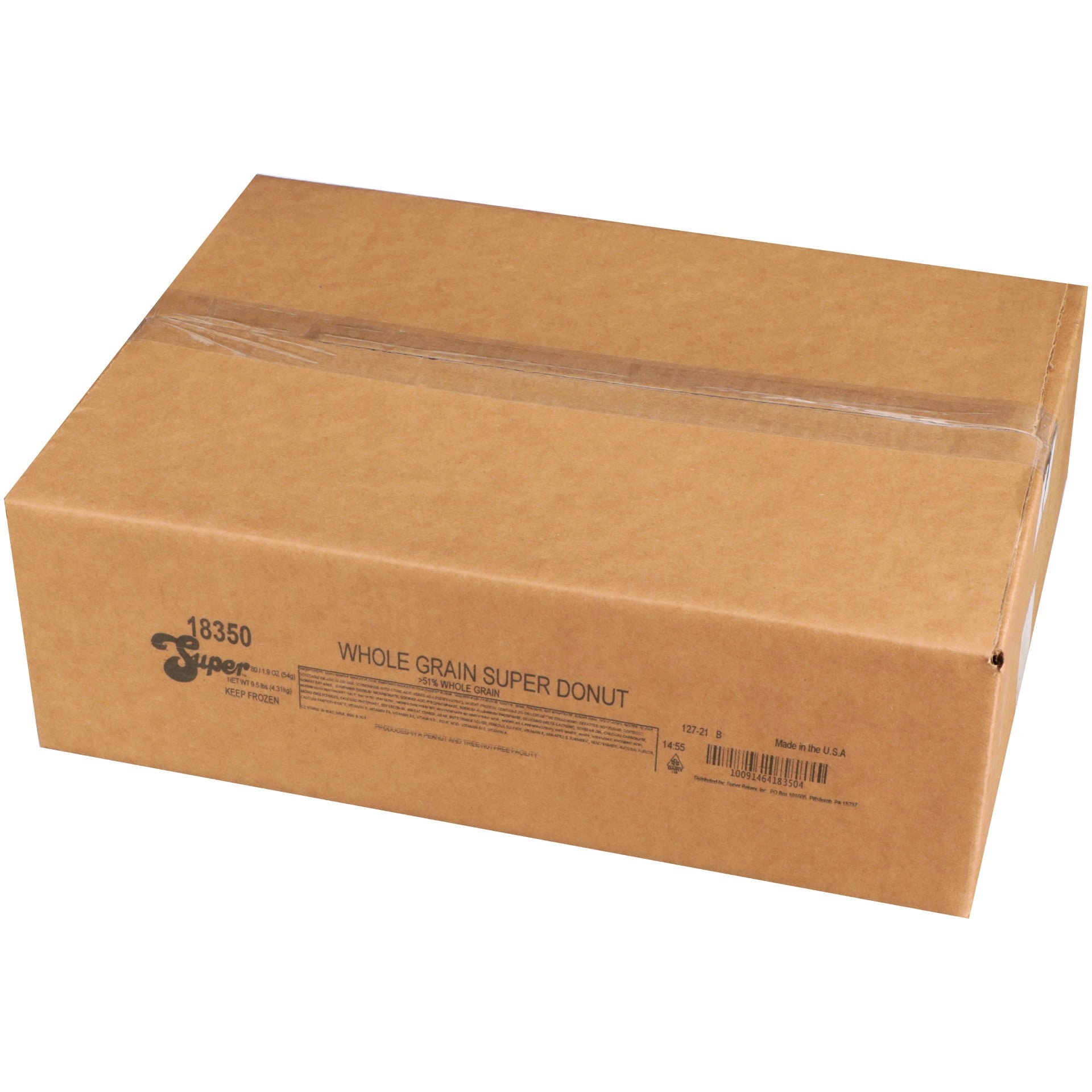 Super Bakery Whole Grain Super Donut 1.9500 Ounce Size - 80 Per Case