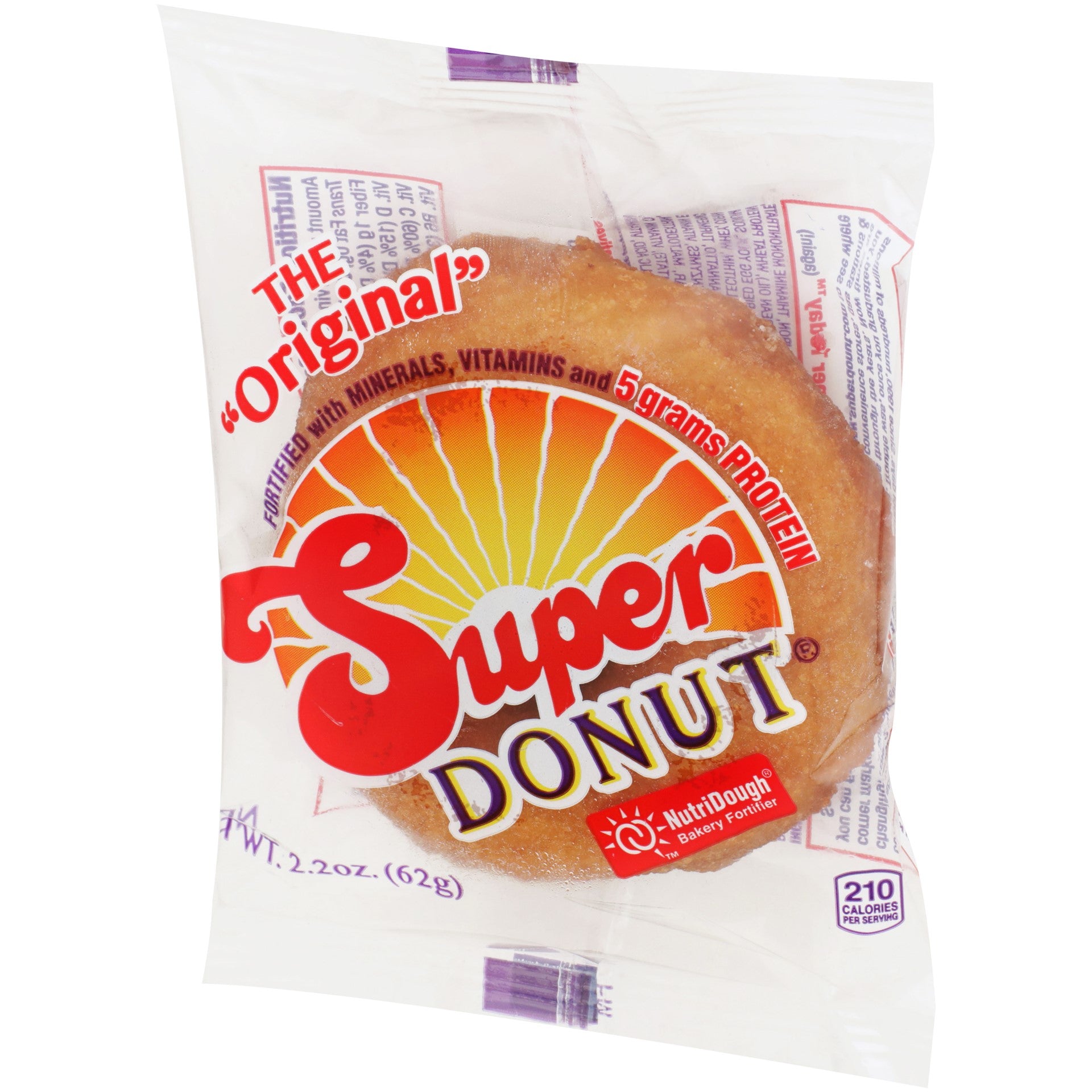 Super Bakery Super Donut 2.25 Ounce Size - 40 Per Case