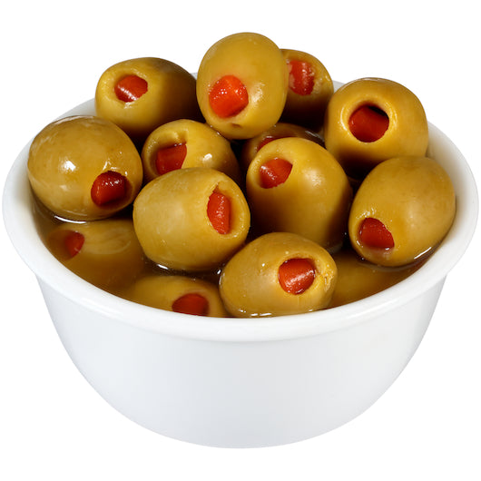 Musco Olives Olive Pimento Stuffed Queen 7 Ounce Size - 12 Per Case