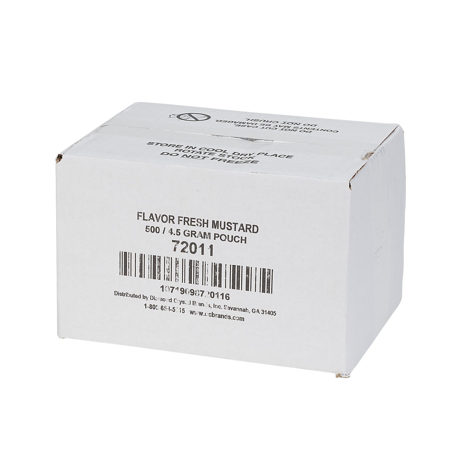 Flavor Fresh Yellow Mustard Single Serve Gr 4.5 Grams Each - 500 Per Case