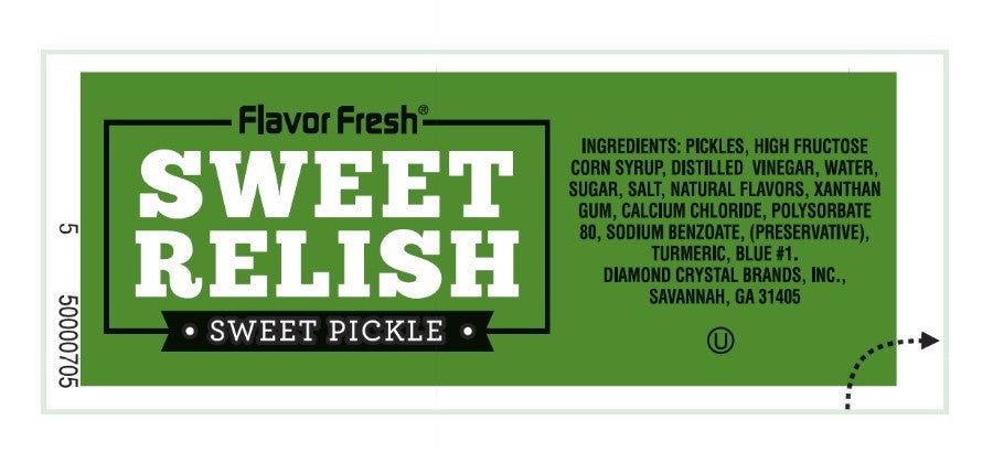Flavor Fresh Pickle Relish Single Serve Packet Gr 9 Grams Each - 200 Per Case