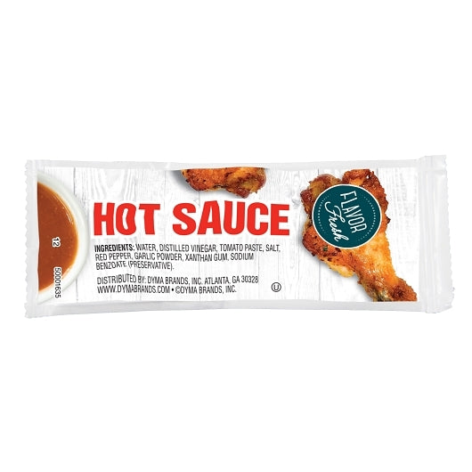 Flavor Fresh Hot Sauce Pouch Gr 7 Grams Each - 200 Per Case.