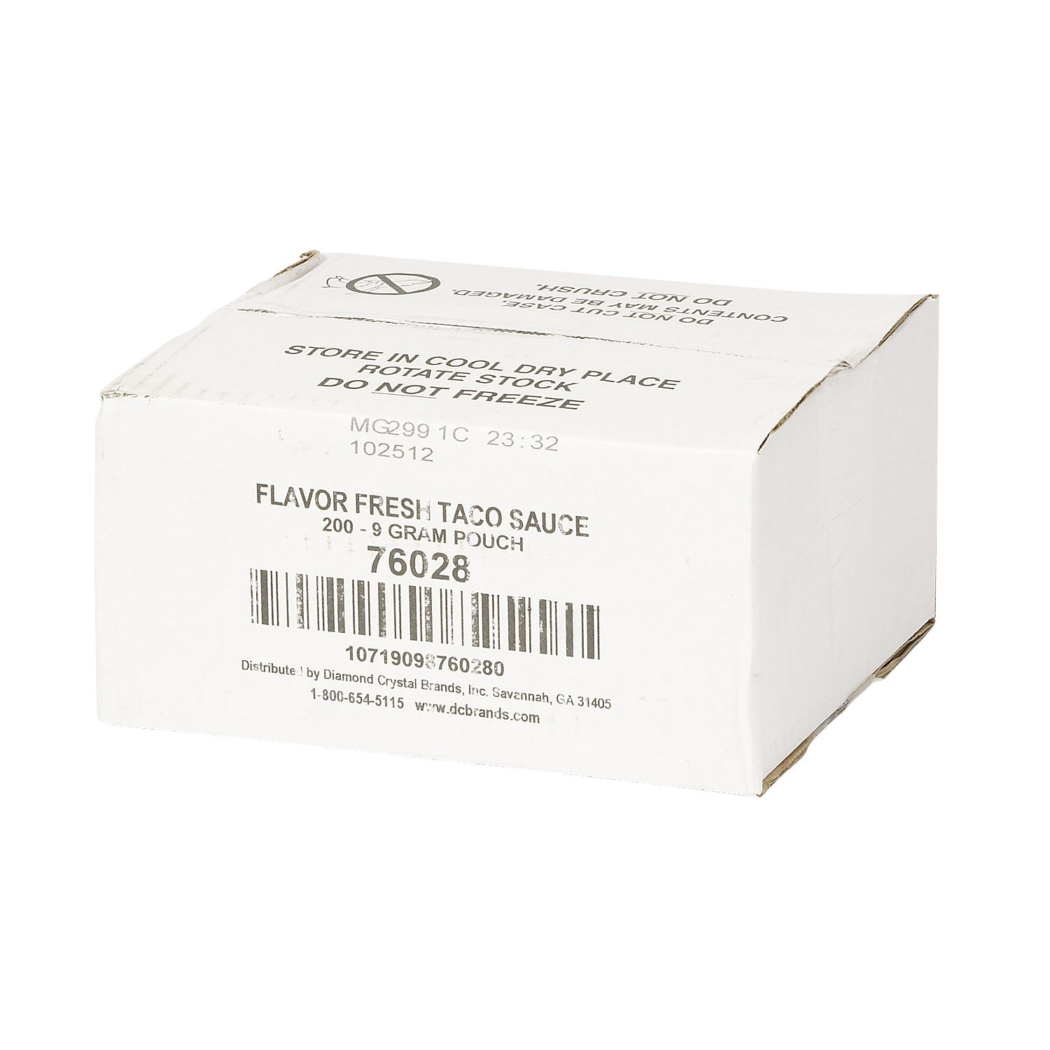 Flavor Fresh Taco Sauce Pouch Gr 9 Grams Each - 4 Per Case