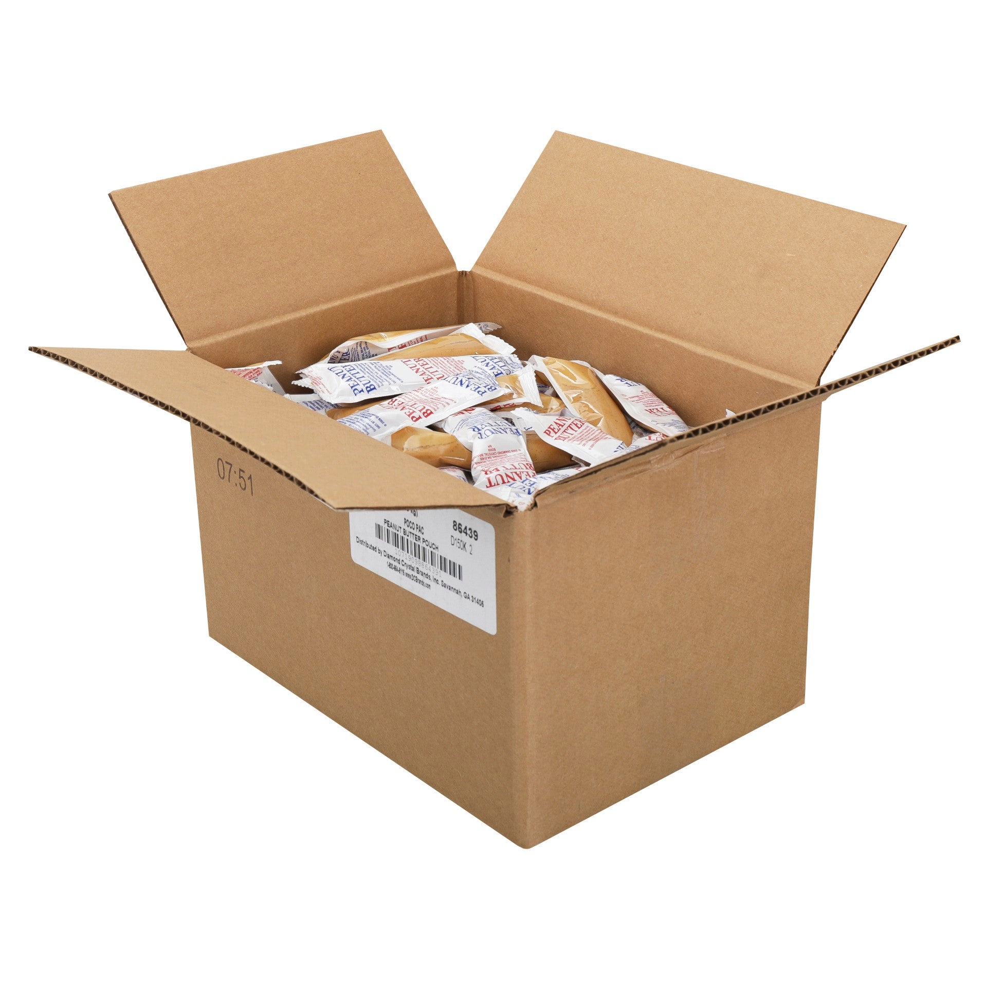 Poco Pac Peanut Butter Pouch .75 Ounce Size - 200 Per Case
