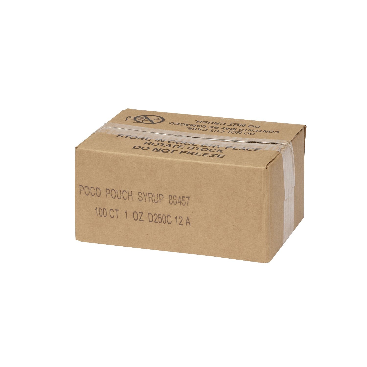 Poco Pac Pouch Syrup Pouch Single Serve 1 Ounce Size - 100 Per Case