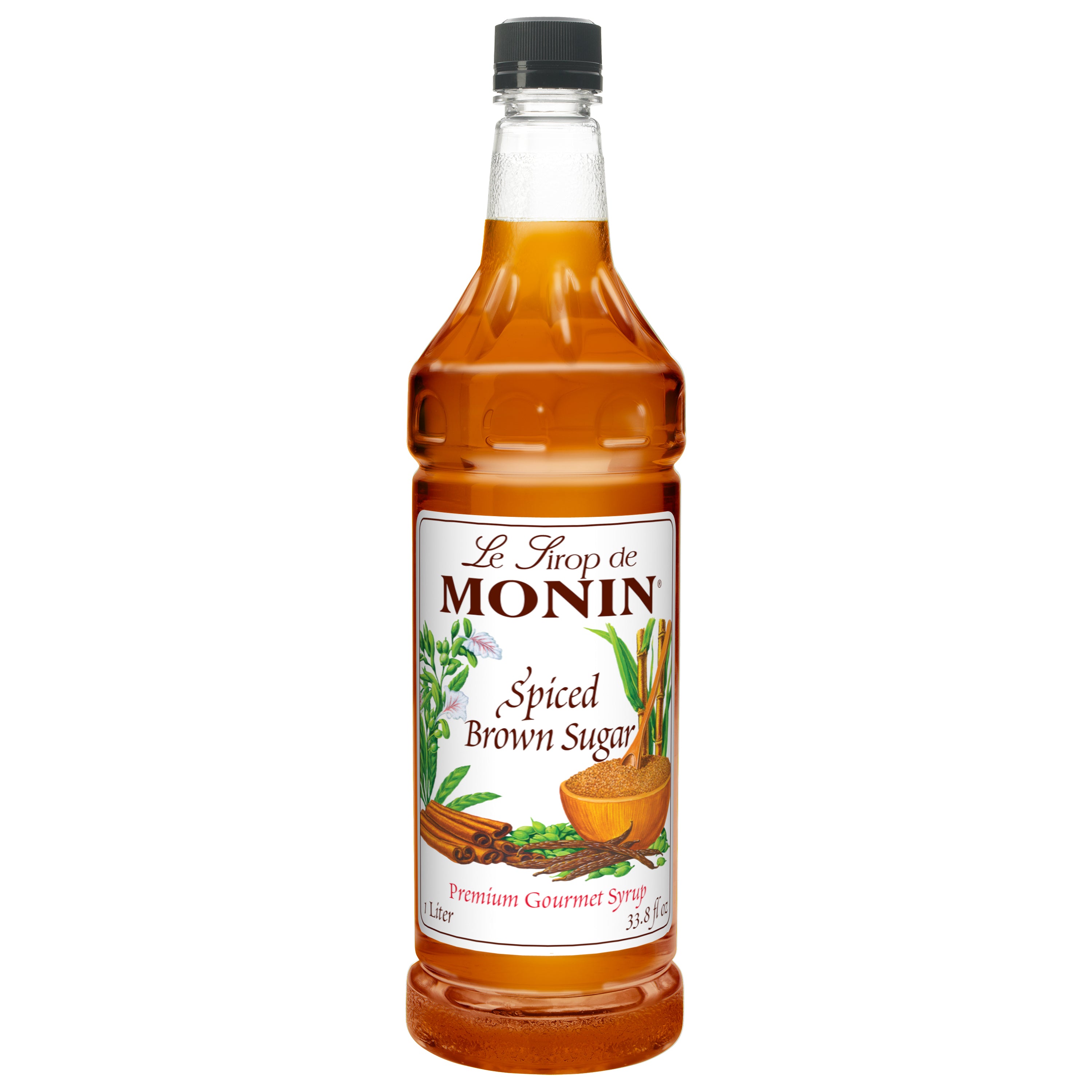 Monin Spiced Brown Sugar Pk L 1 Liter - 4 Per Case
