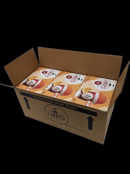 Lindy's Italian Ice Orange Italian Ice 36 Fluid Ounce - 9 Per Case