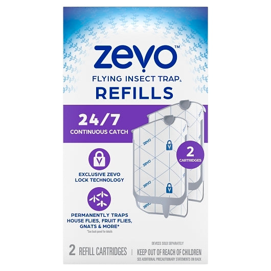 Zevo Flying Insect Trap Refill, 0.382 Pound, 6 Per Case