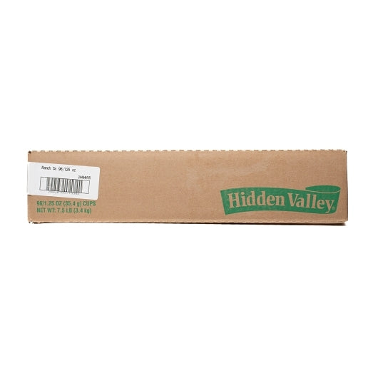 Hidden Valley Original Ranch Dipping Sauce Round Portion Control Cups, 1.25 Ounce, 96 Per Case