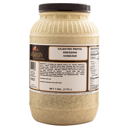 Girard's Cilantro Pepita Dressing Bulk 1 Gallon - 2 Per Case