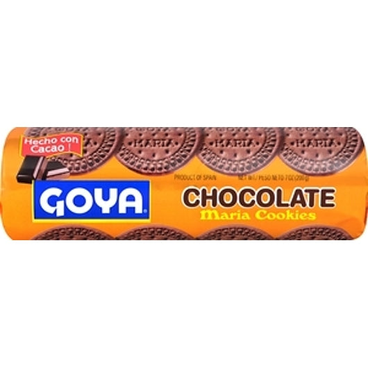 Goya Chocolate Maria Cookies 7 Ounce Size - 16 Per Case
