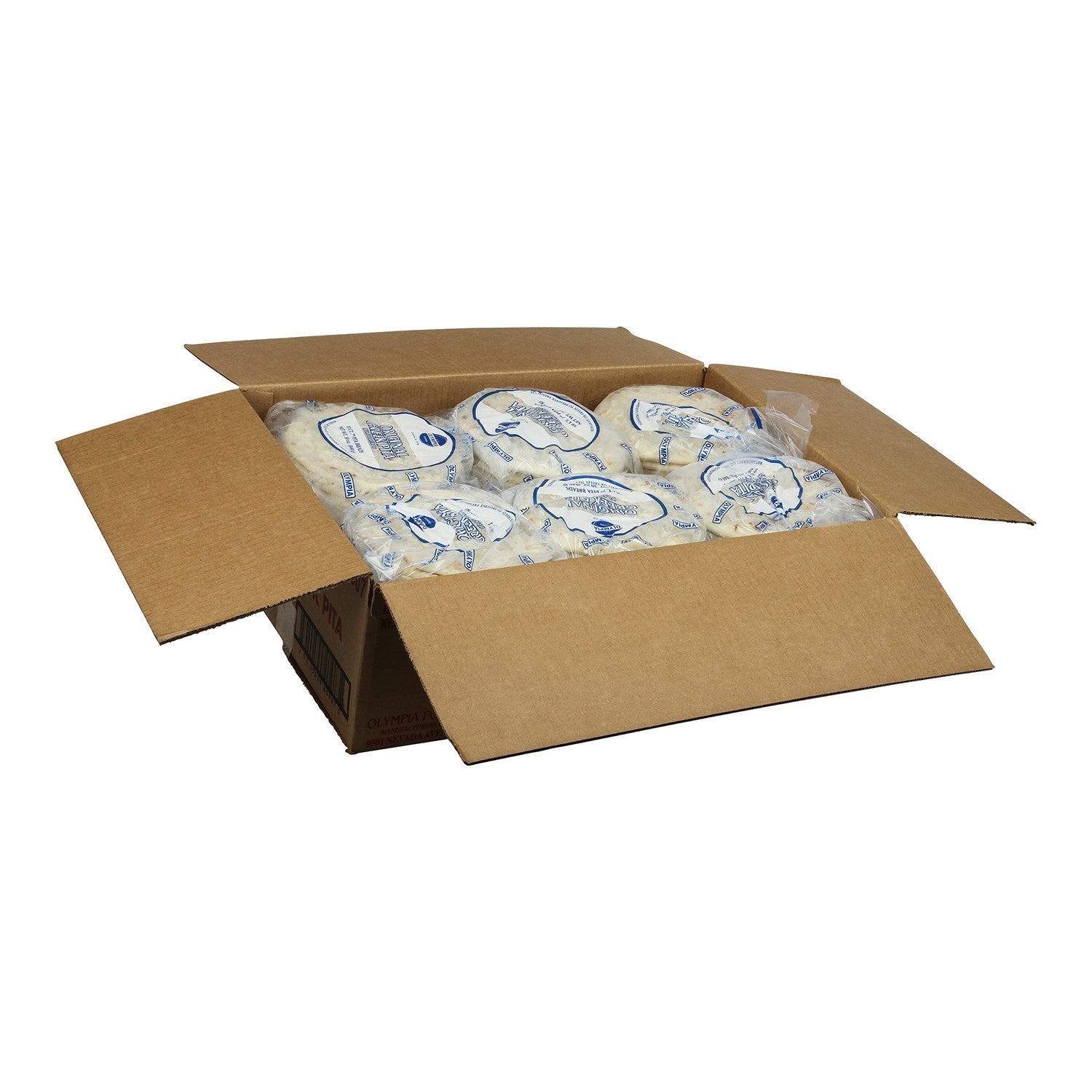 Olympia Foods Seven Inch Original Greek Pita 3 Ounce Size - 120 Per Case