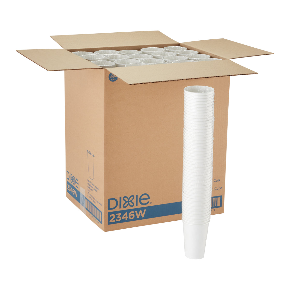 Dixie Products Dixie(r) 16 Ounce Paper Hot Cups White 20 Packs / 50 Count Per Pack