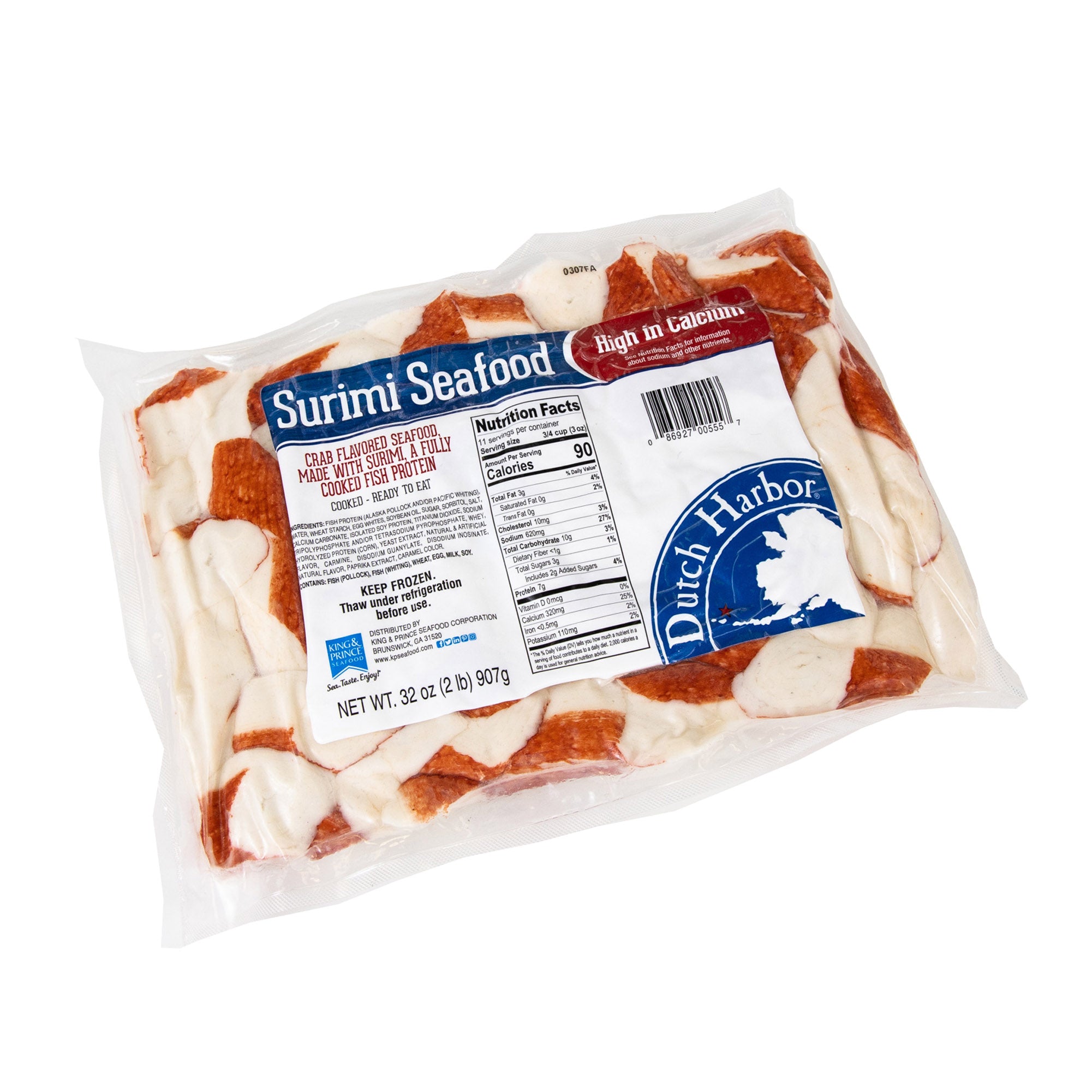 Dutch Harbor Seafood Chunk 2 Pound Each - 10 Per Case