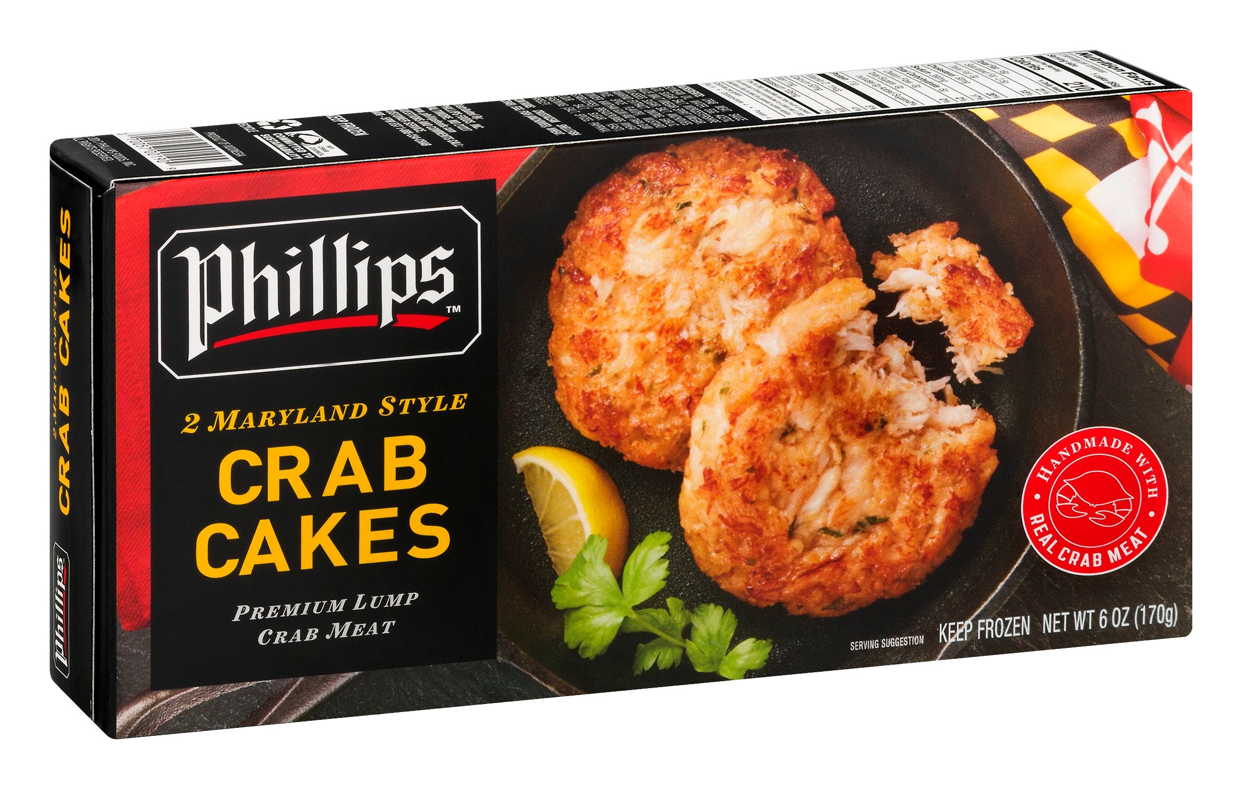 Maryland Style Crab Cakes 2 Count Packs - 12 Per Case