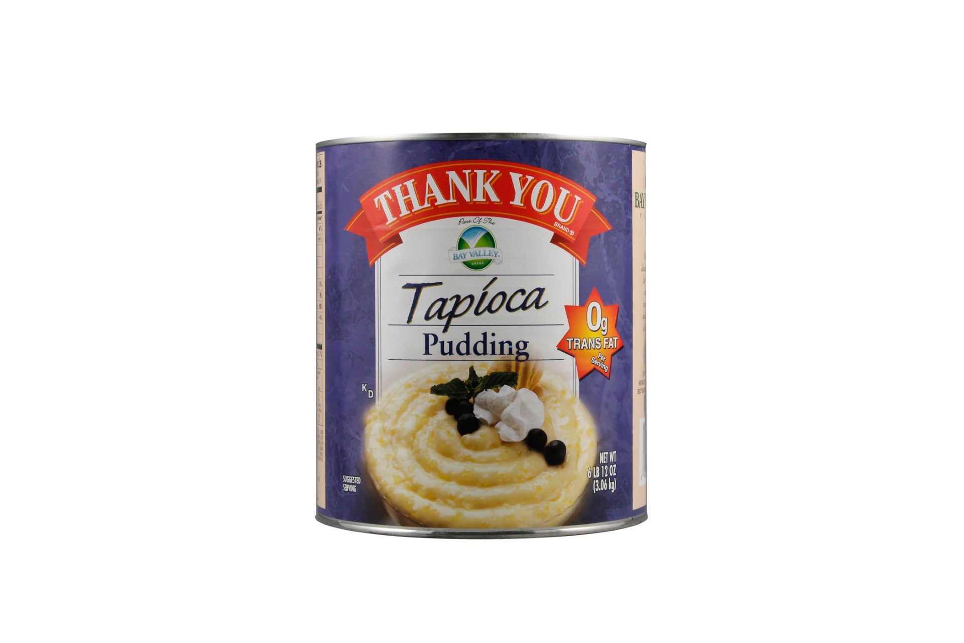 Thank You Tapioca Pudding Case Of 108 Ounce Size - 6 Per Case
