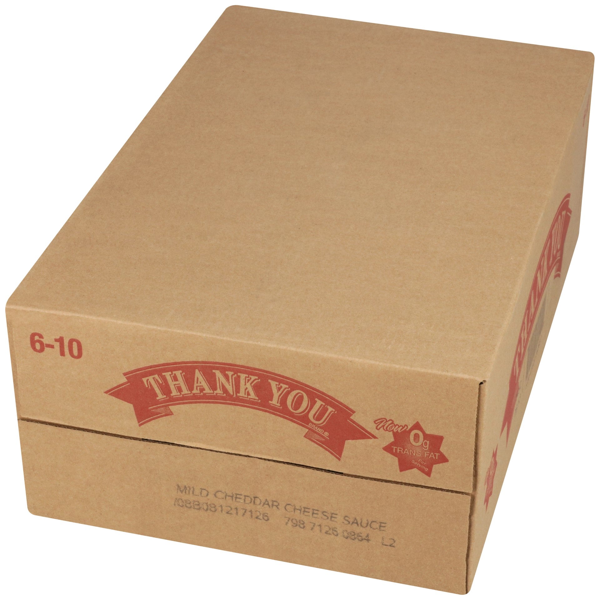Thank You Mild Cheddar Cheese Sauce Caseof 7 Pound Each - 6 Per Case