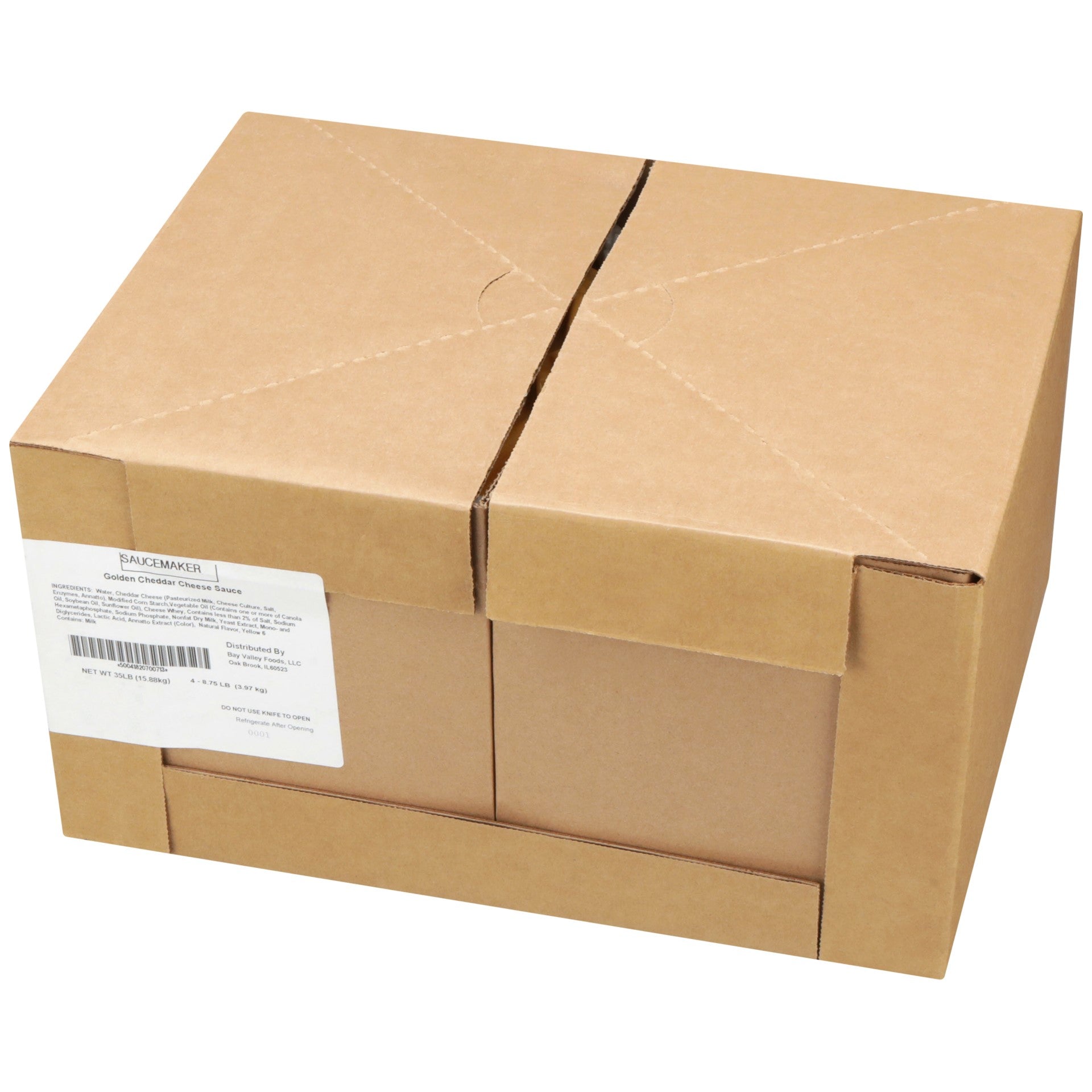Saucemaker Golden Cheddar Cheese Sauce Case Of 140 Ounce Size - 4 Per Case