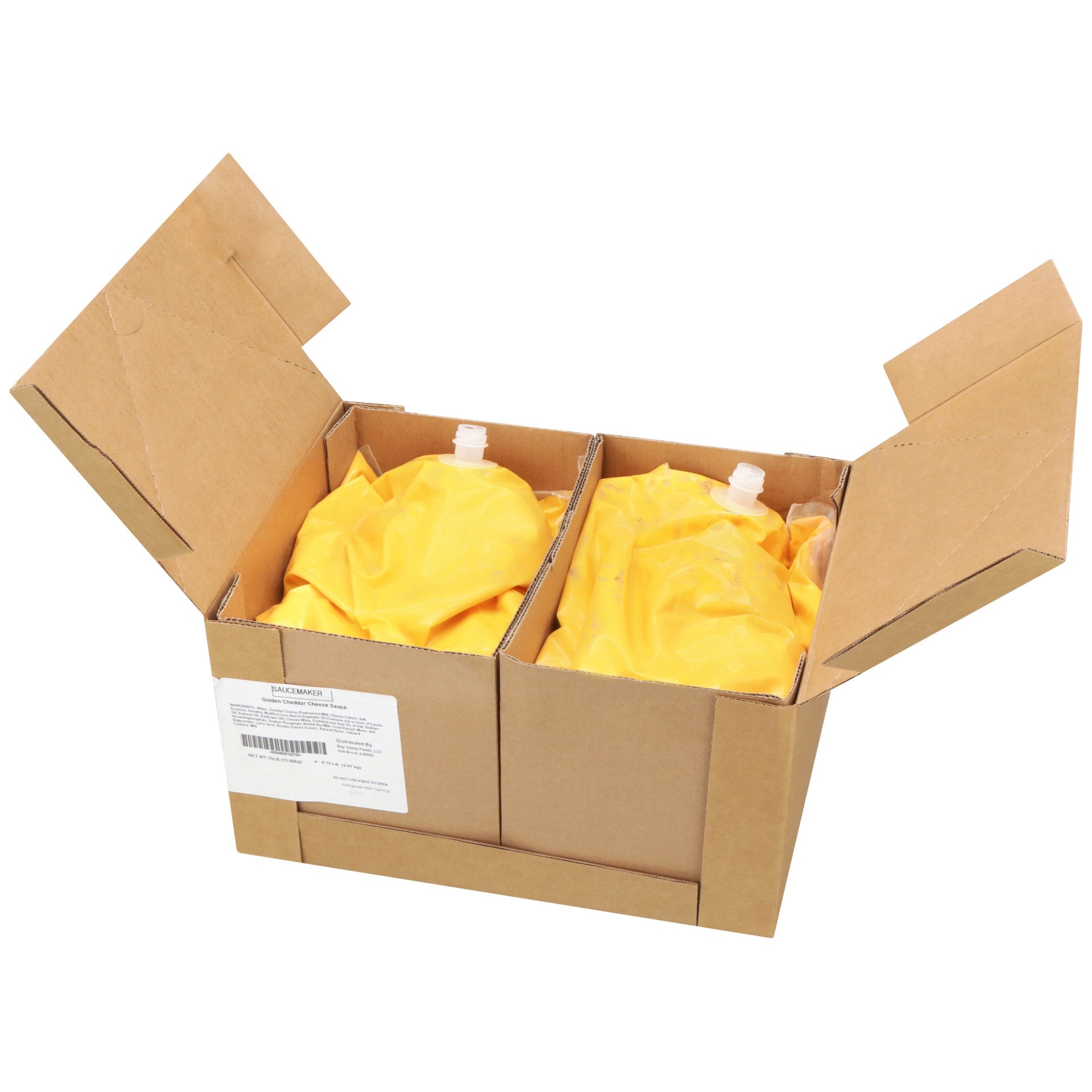 Saucemaker Golden Cheddar Cheese Sauce Case Of 140 Ounce Size - 4 Per Case