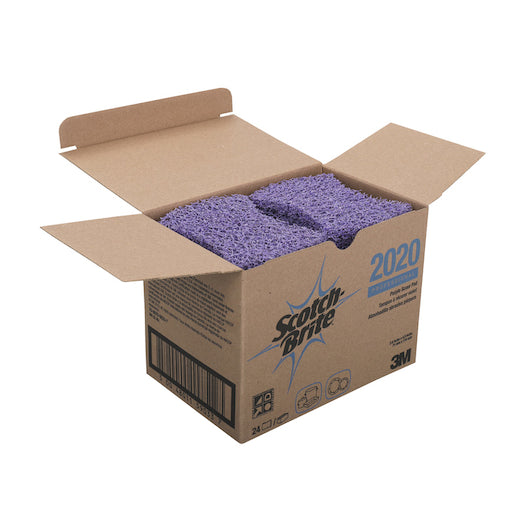 Scotch Brite 3M Scotch-Brite Purple Scour Pad 2.8 In X 4.5 In, 1 Count, 24 Per Case