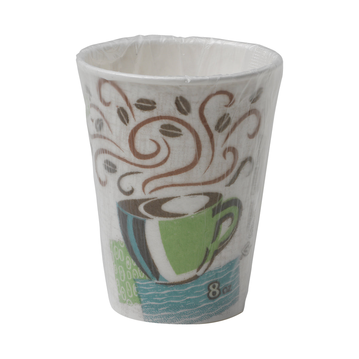 Dixie Products Dixie(r) Perfectouch(r) 8 Ounce Insulated Wrapped Paper Hot Coffee Cups 20 Packs / 50 Count Per Pac