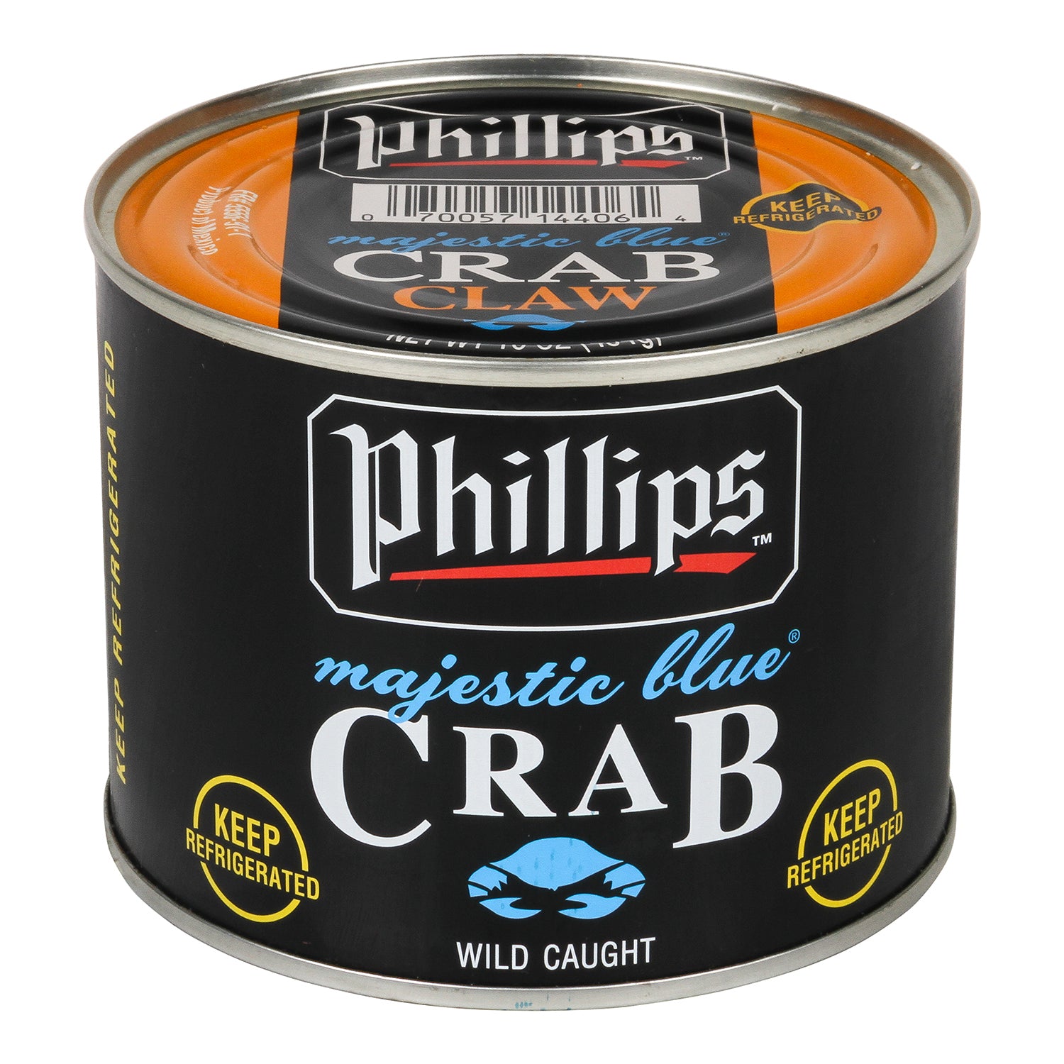 Majestic Blue Claw Crab Meat Cans 1 Pound Each - 6 Per Case
