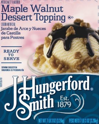 Walnut Sundae Topping Wide Mouth Jugs 115 Ounce Size - 3 Per Case
