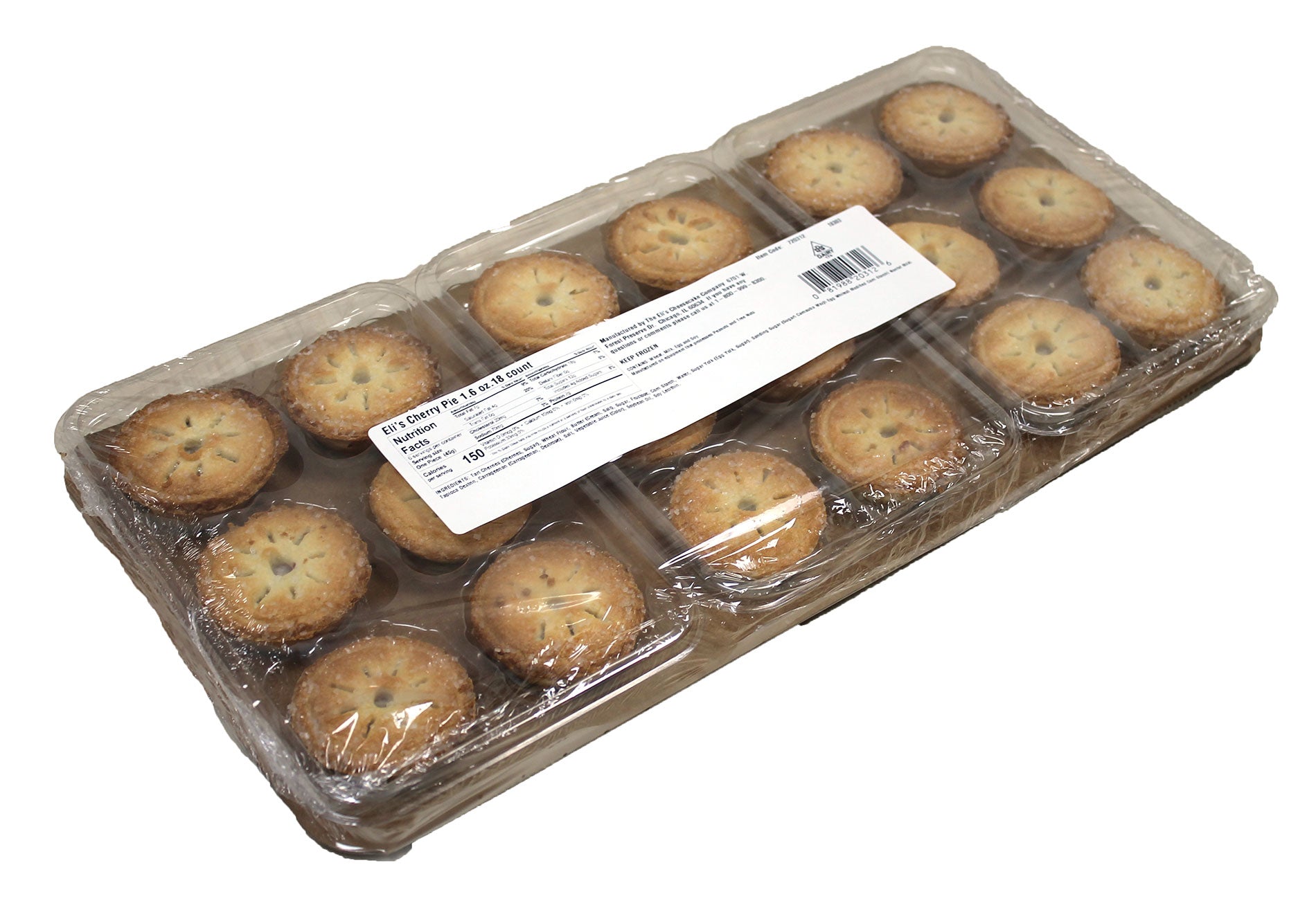 Eli's Cheesecake Mini Apple Pie, 1.5 Ounce, 72 Per Case