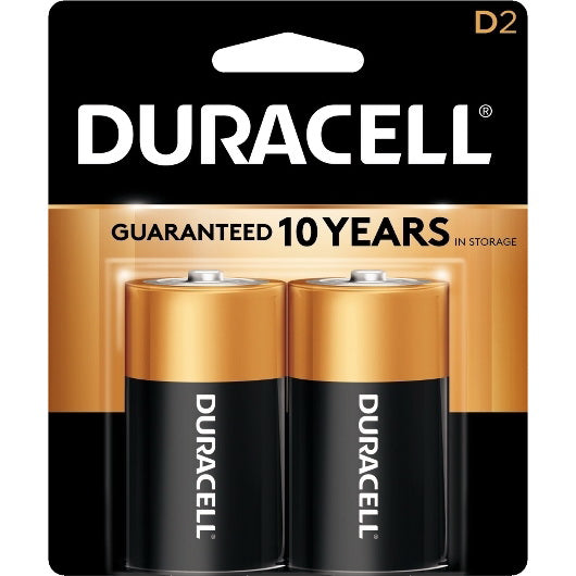 Duracell Alkaline Primary Major Cells D - 2 Count - 48 Per Case