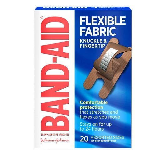 Kenvue Babab Flexible Fabric Bandages Box 4 - 6 - 20 Cnt - 20 Count - 24 Per Case