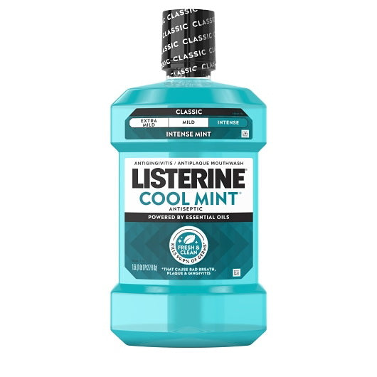 Kenvue Listerine Antiseptic Cool Mint Mouthwash 6 - 1.5 Light - 6 Per Case