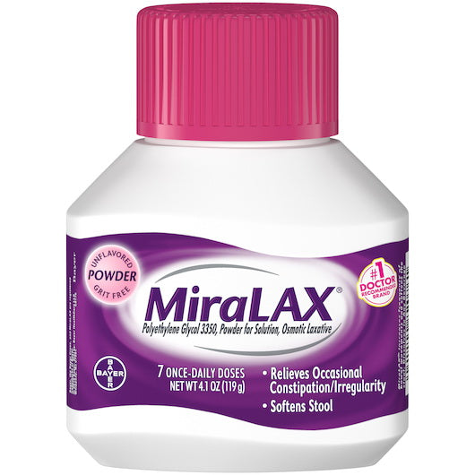 Bayer Miralax 7 Dose 4.1 Ounce (119 G) 3 Pc Inner