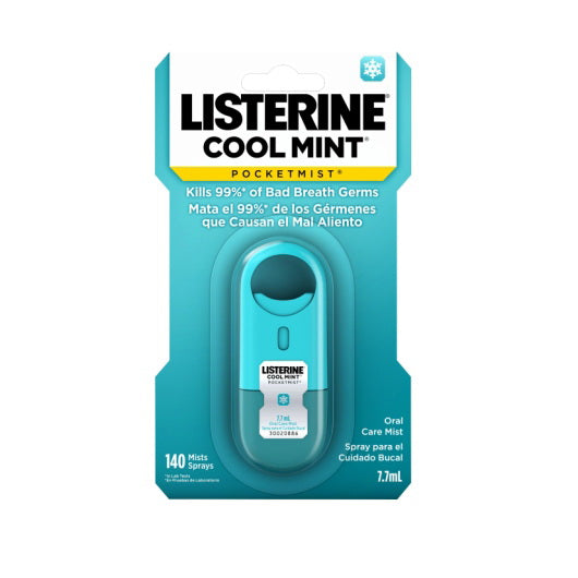 Kenvue Listerine Portables Cool Mint Pocketmist 6 - 6 - 7.7 Ml - 36 Per Case