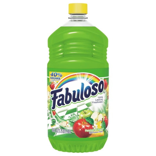 Colgate-palmolive Fabuloso Cleaner Passion Fruit 6 - 56 Fo - 56 Fluid Ounce - 6 Per Case