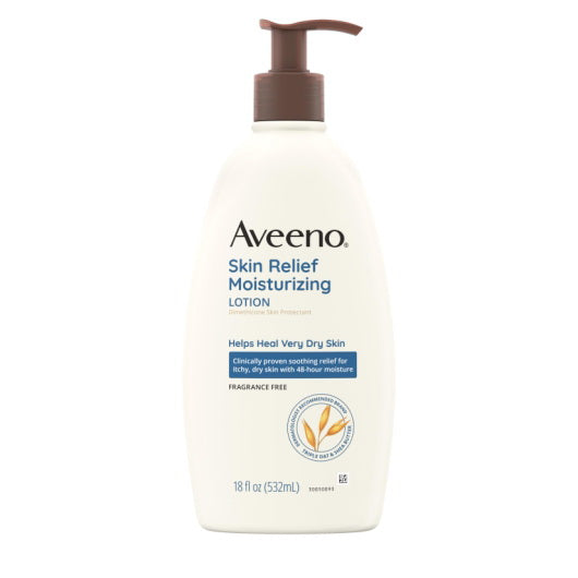 Kenvue Aveeno Skin Relief Moisturizing Lotion 4 - 3 - 18 Fo - 18 Fluid Ounce - 12 Per Case