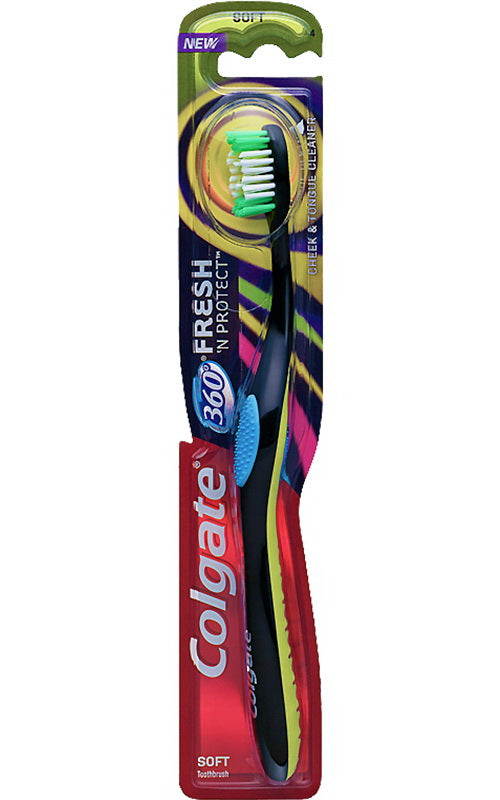 Colgate-palmolive Colgate 360 Toothbrush Adult 42 Millimeter 12 - 6 - 1 Each - 72 Per Case