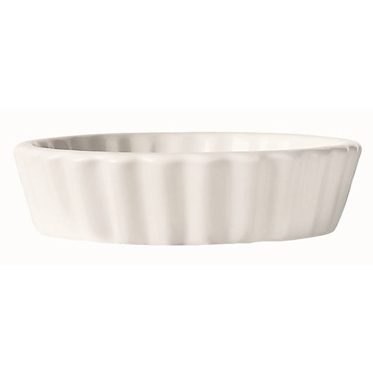 Libbey Dinnerware Libbey Bedrock Ovenware 5 Ounce Round Creme Brulee 4 7/8" - Bright White 1 - 24 Each
