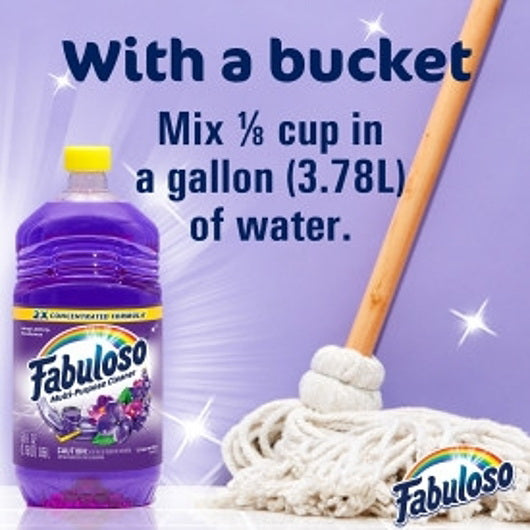 Colgate-palmolive Fabuloso Multi Purpose Cleaner Lavender 24 - 16.9 Fo - 16.9 Fluid Ounce - 24 Per Case