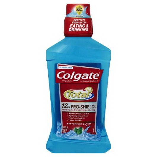 Colgate-palmolive Colgate Total 12 Hour Pro-shield Peppermint Blast Mouthwash 6 - 500 Ml - 6 Per Case