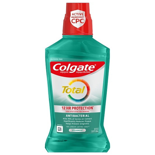 Colgate-palmolive Colgate Total Advanced Pro-shield Spearmint Surge Mouthwash 6 - 500 Ml - 6 Per Case