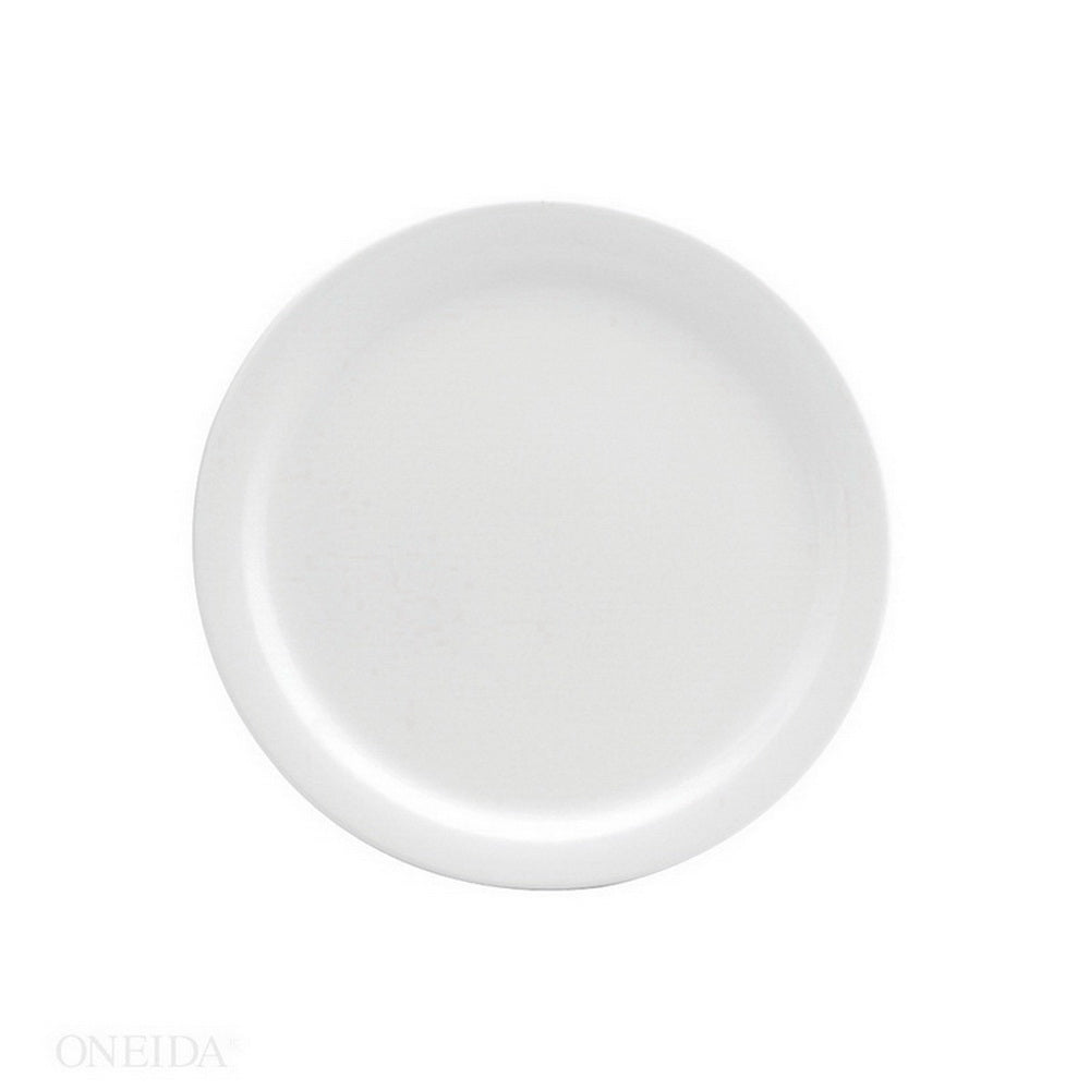 Oneida 6.5 Inch Buffalo Cream White Narrow Rim Plate 1 - 36 Each - 1 Per Case