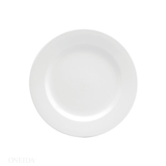 Oneida 6.25 Inch Buffalo Cream White Rolled Edge Plate 36-1 Each - 36 Per Case