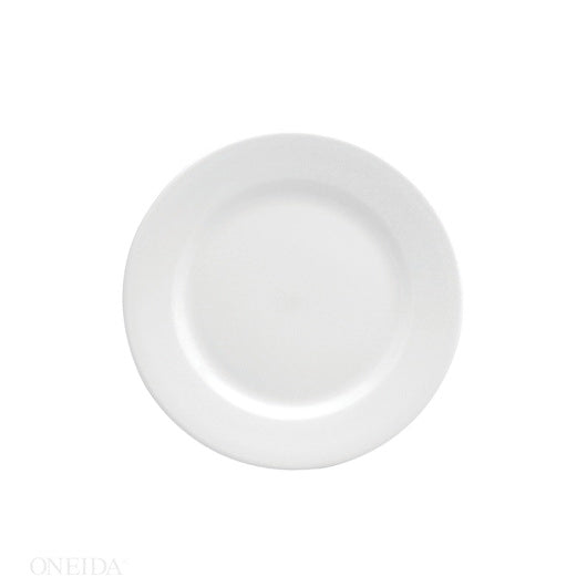 Oneida 10.5 Inch Buffalo Bright White Rollededge Plate 1 - 12 Each - 1 Per Case