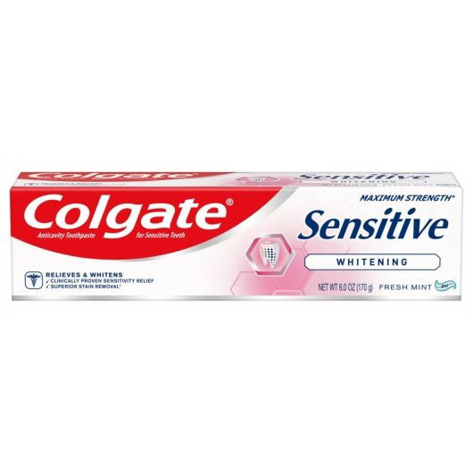 Colgate-palmolive Colgate Maximum Strength Sensitive Whiteningfresh Mint Toothpaste 4 - 6 - 6 Ounce